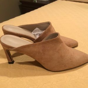 Suede Mule